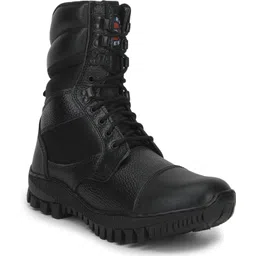 FREEDOM SOLDIER-01 High Ankle Defence Shoes With PU Sole Comfortable Lacing Boots For Men