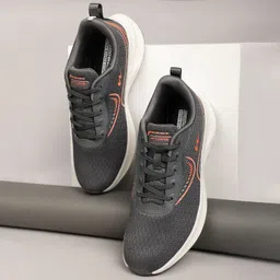 SLAKE Men's Sports Shoes | Memory Extra Bounce Insole | Mesh Upper | Lace-Up Running Shoes For Men