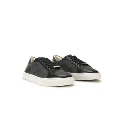 GUESS Men Printed Leather Sneakers