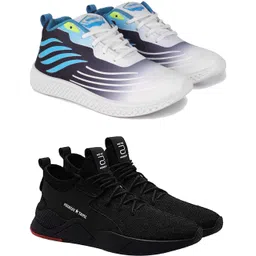 Running,Walking,Training,Sports Shoes,Casual shoe, Sneakers For Men (Pack Of 2) Running Shoes For Men