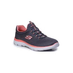 Skechers Summits Women Mesh Lace-Ups Running Sports Shoes