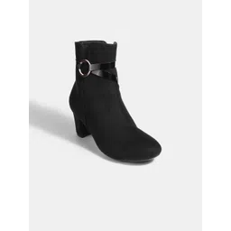 LEMON & PEPPER Women Casual Block-Heeled Chelsea Boots