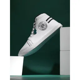 glitchez Men Colourblocked Round Toe Lace-Ups Sneakers Shoes