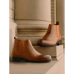 House of Pataudi Men Chelsea Boots