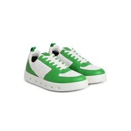 ECCO Men Leather Colourblocked Sneakers