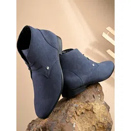 El Paso Men Lace-Up Ankle Boots