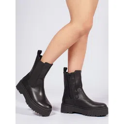 Truffle Collection Women Textured Boots