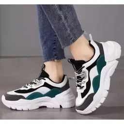 Women's Synthetic Leather Lightweight Comfortable Outdoor Running Casual Shoes Running Shoes For Women