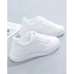 White Trending Stylish Casual Shoes Sneakers For Women