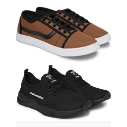 Free Kicks Men Multicoloured Mesh Marking Running Sports Shoes