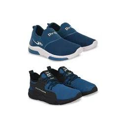BIRDE Men Pack Of 2 Colourblocked Sneakers