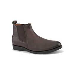 John Karsun Men Solid Round Toe Chelsea Boots