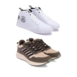 DRACKFOOT Men Non-Marking Running Sports Shoes