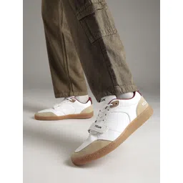 FCUK Men Everyday Sneakers With Perforated Detail