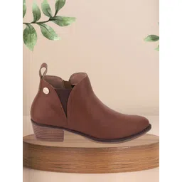 PEPITOES Women Block-Heeled Regular Boots