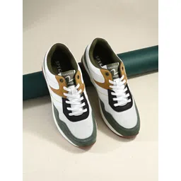 SPYKAR Men PU Casual Solid Padded Lace-Ups Sneakers