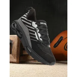 Killer Men Laser Cuts Woven Design Sneakers