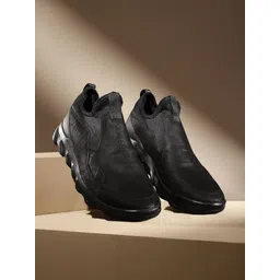 ECCO Men Textured Slip-On Sneakers