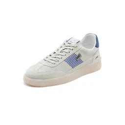 RARE RABBIT Men Striped Suede Sneakers