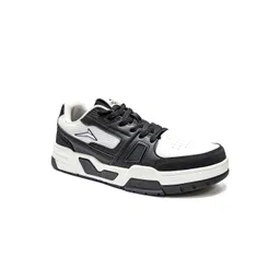 JQR ZYLON Men Monochrome Lace-Up Sneakers