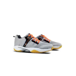 FOOTBOX Men Badminton Lace-Ups Non-Marking Sports Shoes