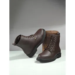 El Paso Women Round Toe Block Heel Regular Boots