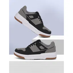 Bata Men Colourblocked Lace-Up Sneakers