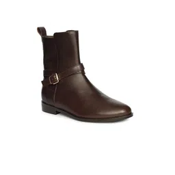 Saint G Women Leather Zipper Ankle Boots