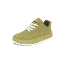 Vechlo Men Lace-Ups Round Toe Sneakers