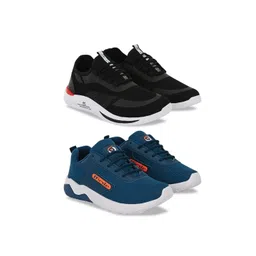 BIRDE Men Pack Of 2 Woven Design Sneakers