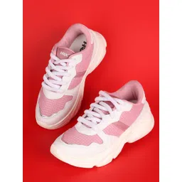 HRX by Hrithik Roshan Women Lightweight Textured Lace-Ups Sneakers