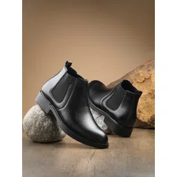 Chalsea Solid,Outdoor,Trendy,Lightweight,Chalsea boots Boots For Men