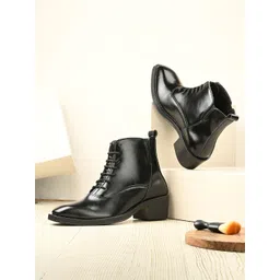 AfroJack Men Block-Heeled Regular Boots