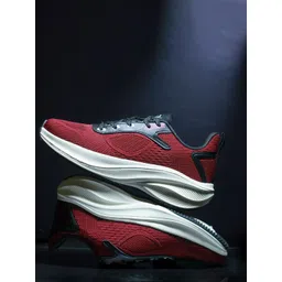 ASIAN Raftaar-14 Men Textured Round Toe Lace Ups Running Non-Marking Shoes