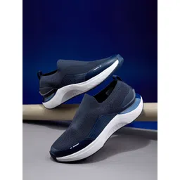 Campus Men Woven Design Slip-On Sneakers