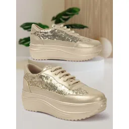GLITTERY PARTY WEDDING AND CASUAL WEAR Sneakers For Women Sneakers For Women