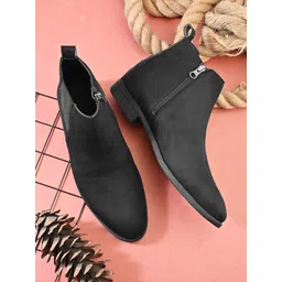 SS26 6508 Suede Side Chain Chelsea Boots Boots For Men