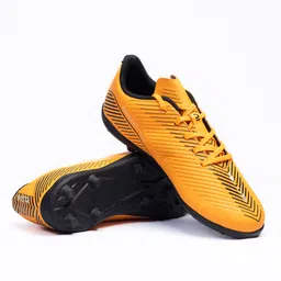 Kids' Artificial Pitch Football Boots 160 - Orange/Black