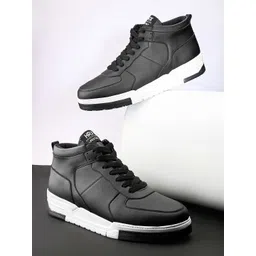 HRX by Hrithik Roshan Men PU High-Top Sneakers