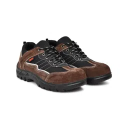 Ozarro Brown Suede Casual Shoes
