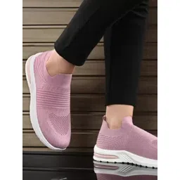 COOPERWINGS Women Slip-On Mesh Non-Marking Running Sports Shoes