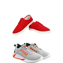 Free Kicks Men Multicoloured Mesh Marking Running Sports Shoes