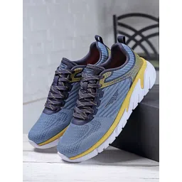 Red Tape Men Blue Mesh Walking Shoes