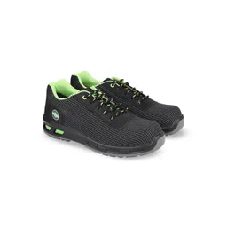 WARRIOR Men Lace-Ups Round Toe Leather Sneakers