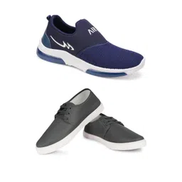 Free Kicks Men Multicoloured Mesh Marking Running Sports Shoes