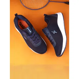 KRAASA Men Mesh Lace-Ups Running Shoes