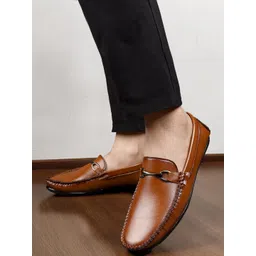 Bonexy Men Tan Canvas Sneakers