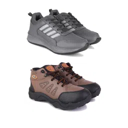DRACKFOOT Men Non-Marking Running Sports Shoes
