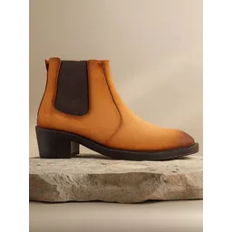 Bxxy Men Round Toe Chelsea Boots