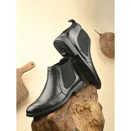 Valentino Men Premium Leather Chelsea Boot